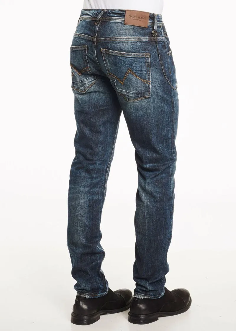 Jeans con bottoni