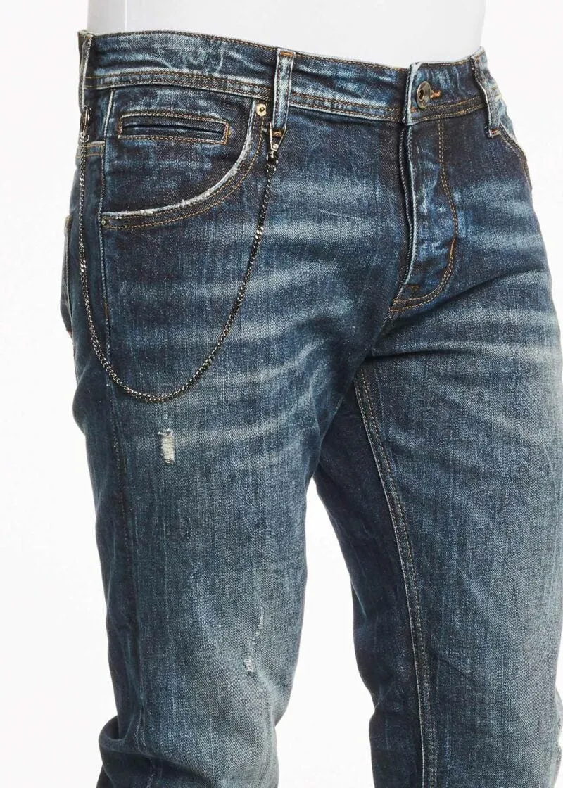 Jeans con bottoni