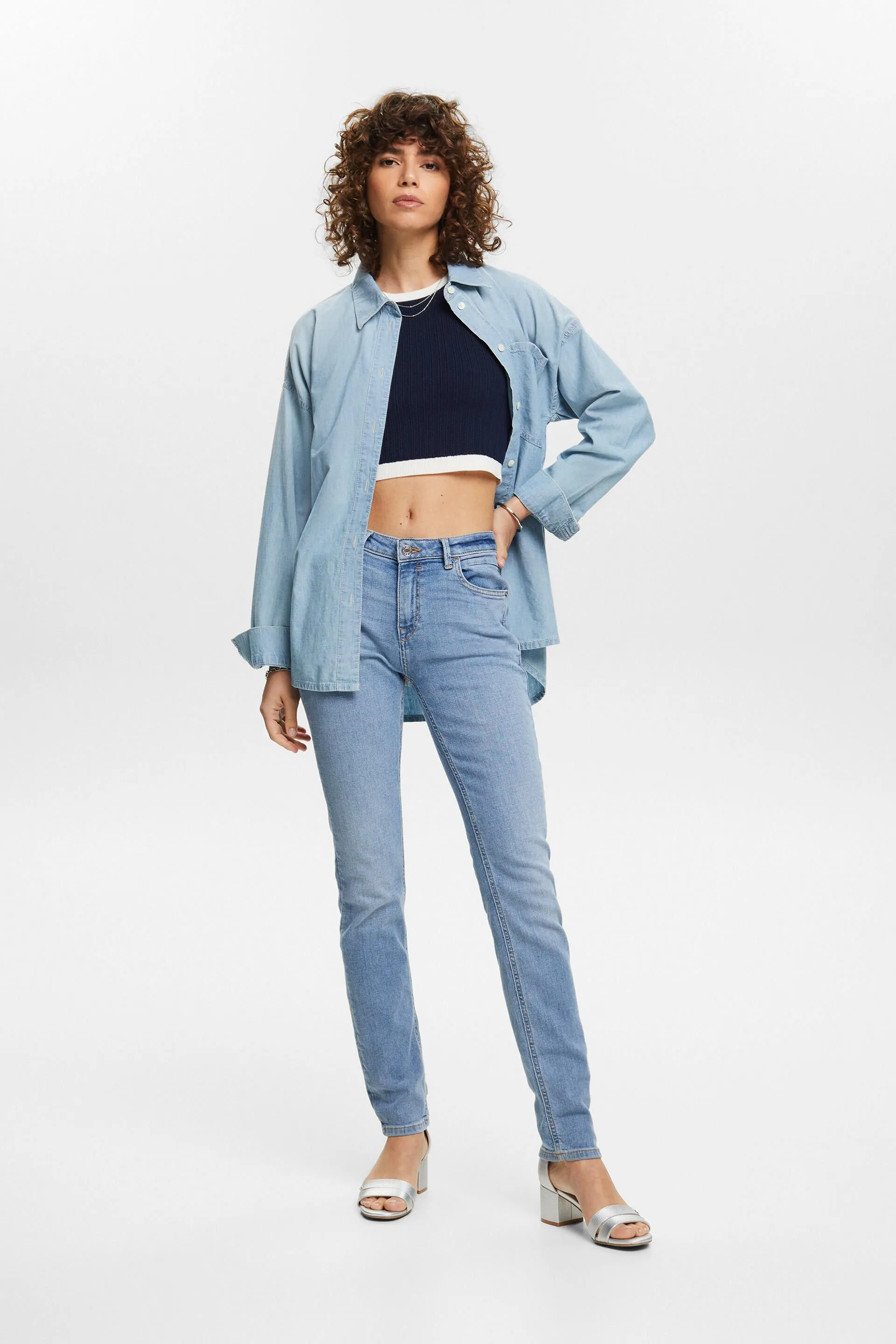 Jeans elasticizzati in cotone biologico