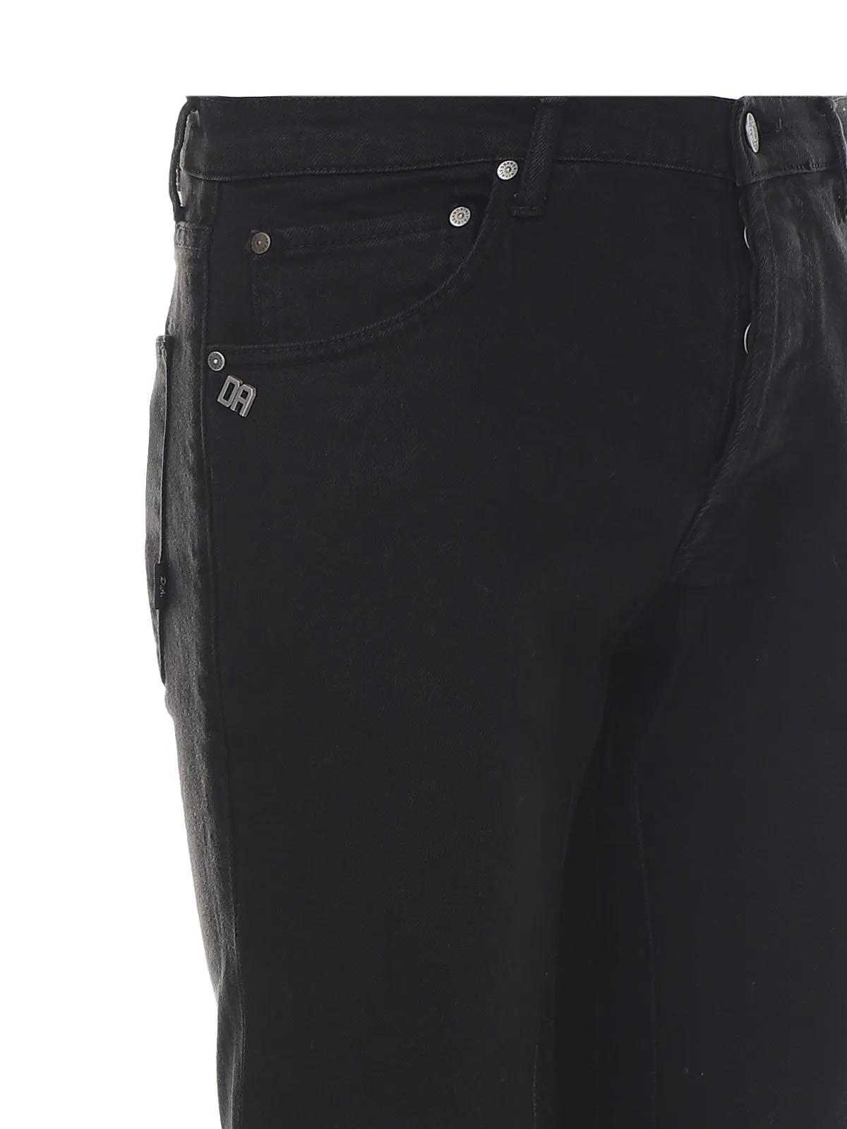 JEANS IN COTONE NERO