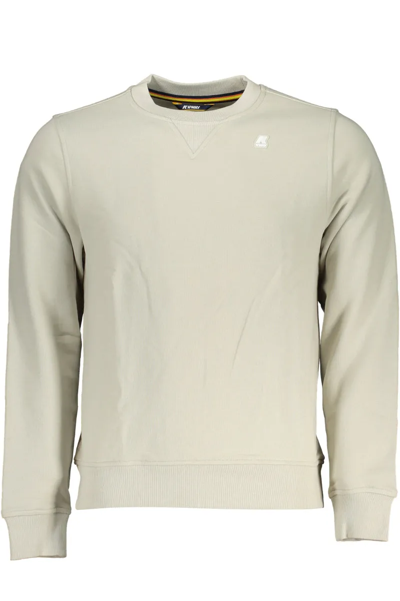 K-WAY FELPA SENZA ZIP UOMO BEIGE