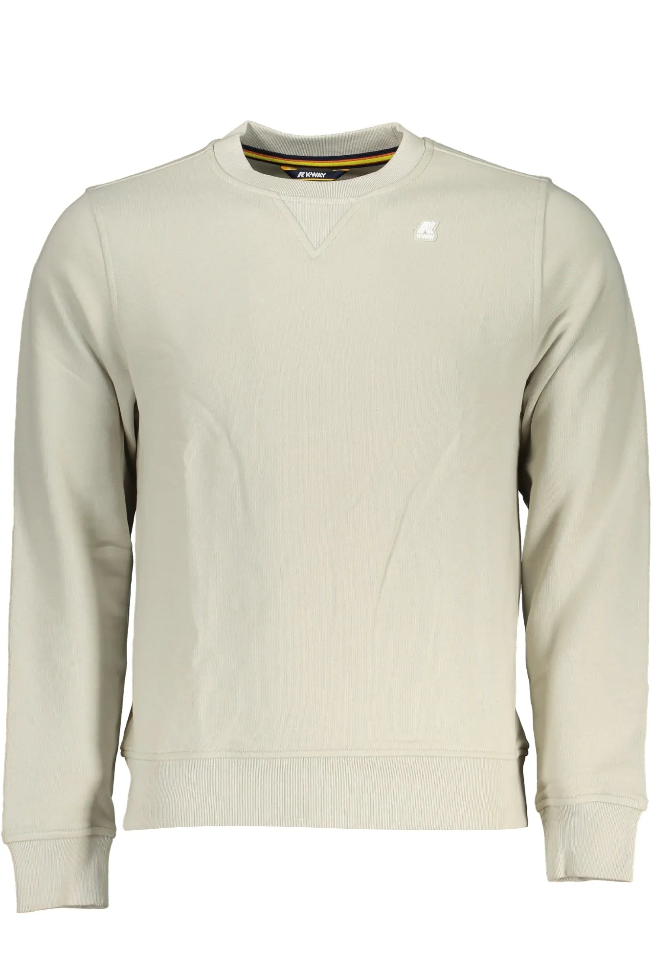 K-WAY FELPA SENZA ZIP UOMO BEIGE