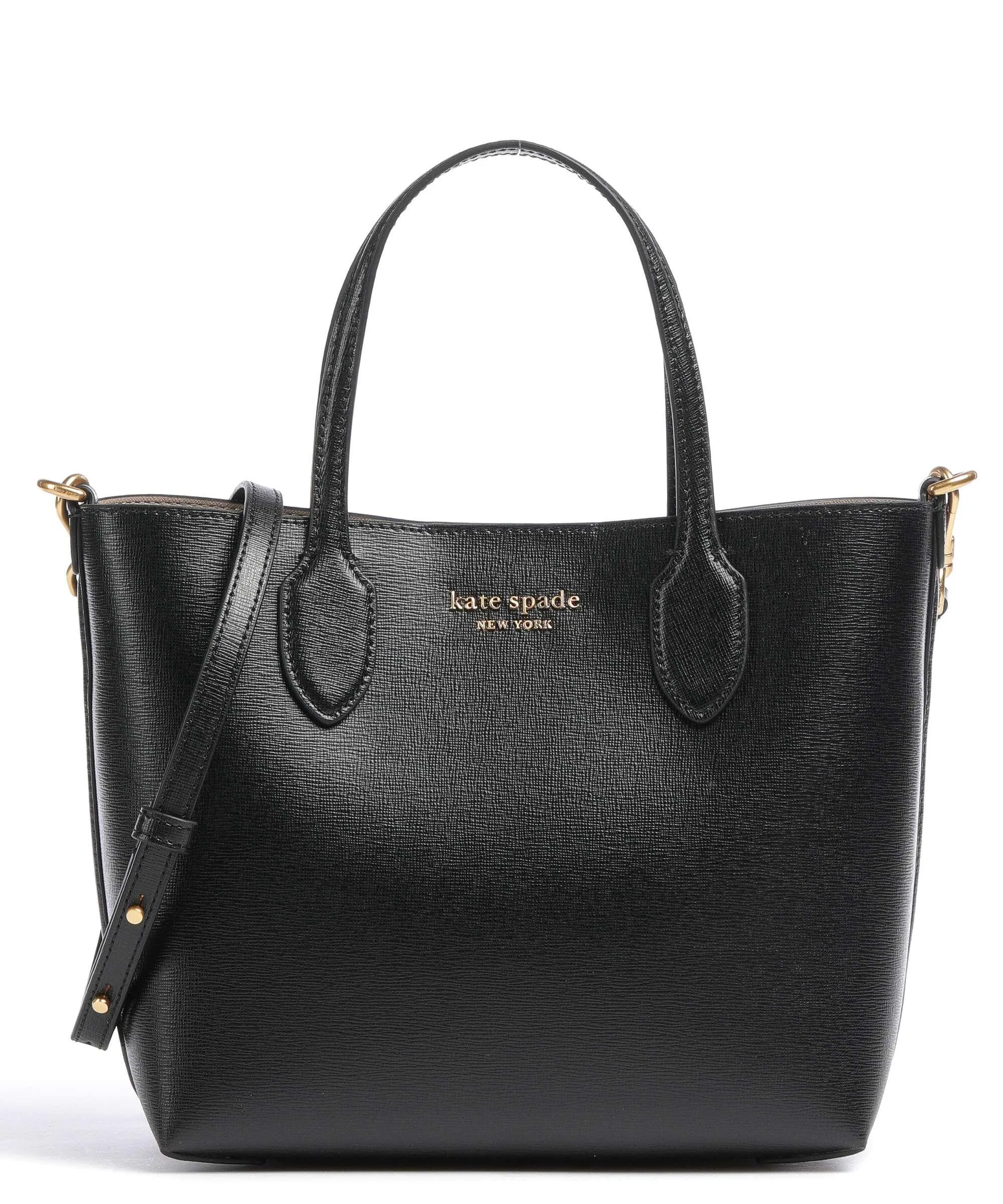  Kate Spade New York Bleecker Borsa a mano saffiano leather nero  