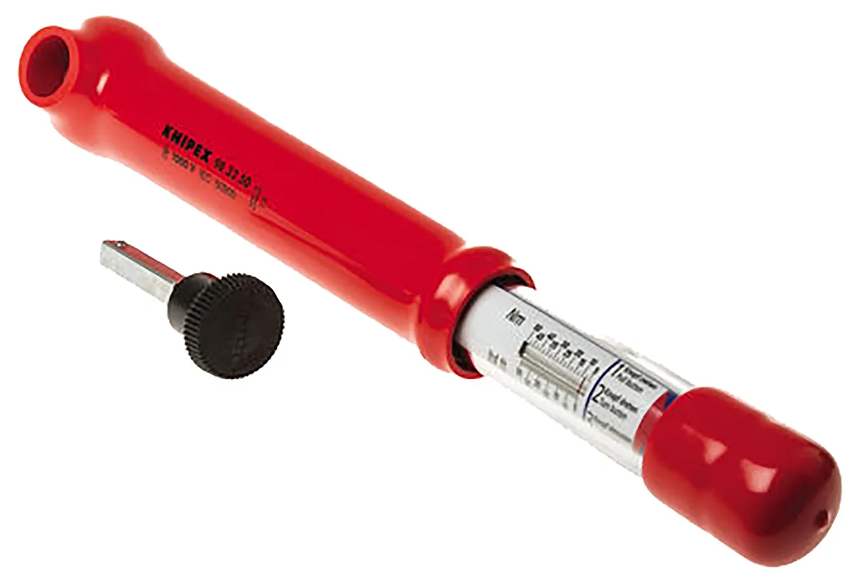 Knipex, attacco quadrato 3/8 poll., coppia da 5 → 50Nm