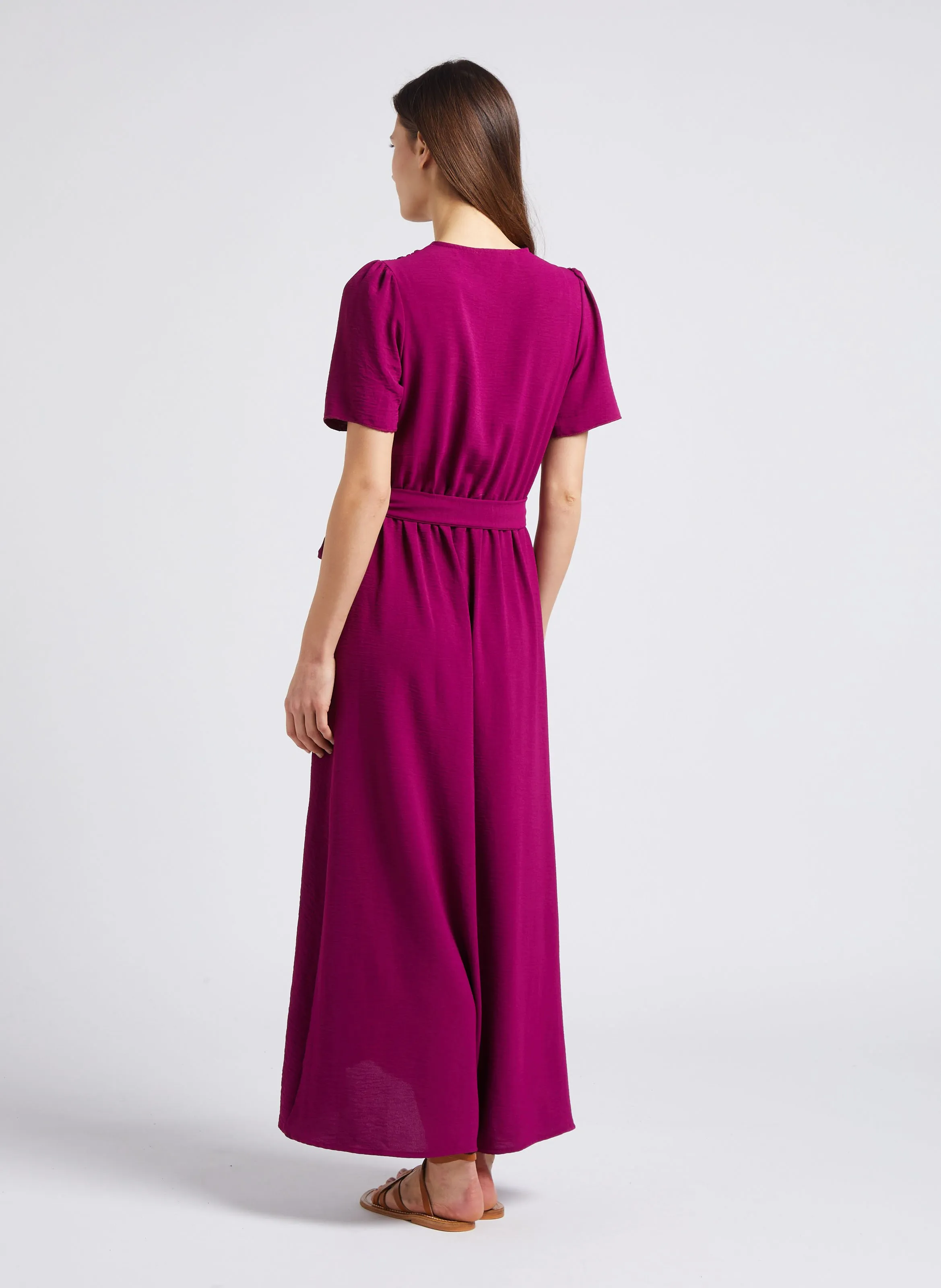  LA FEE MARABOUTEE   Abito lungo con scollo a V | Viola