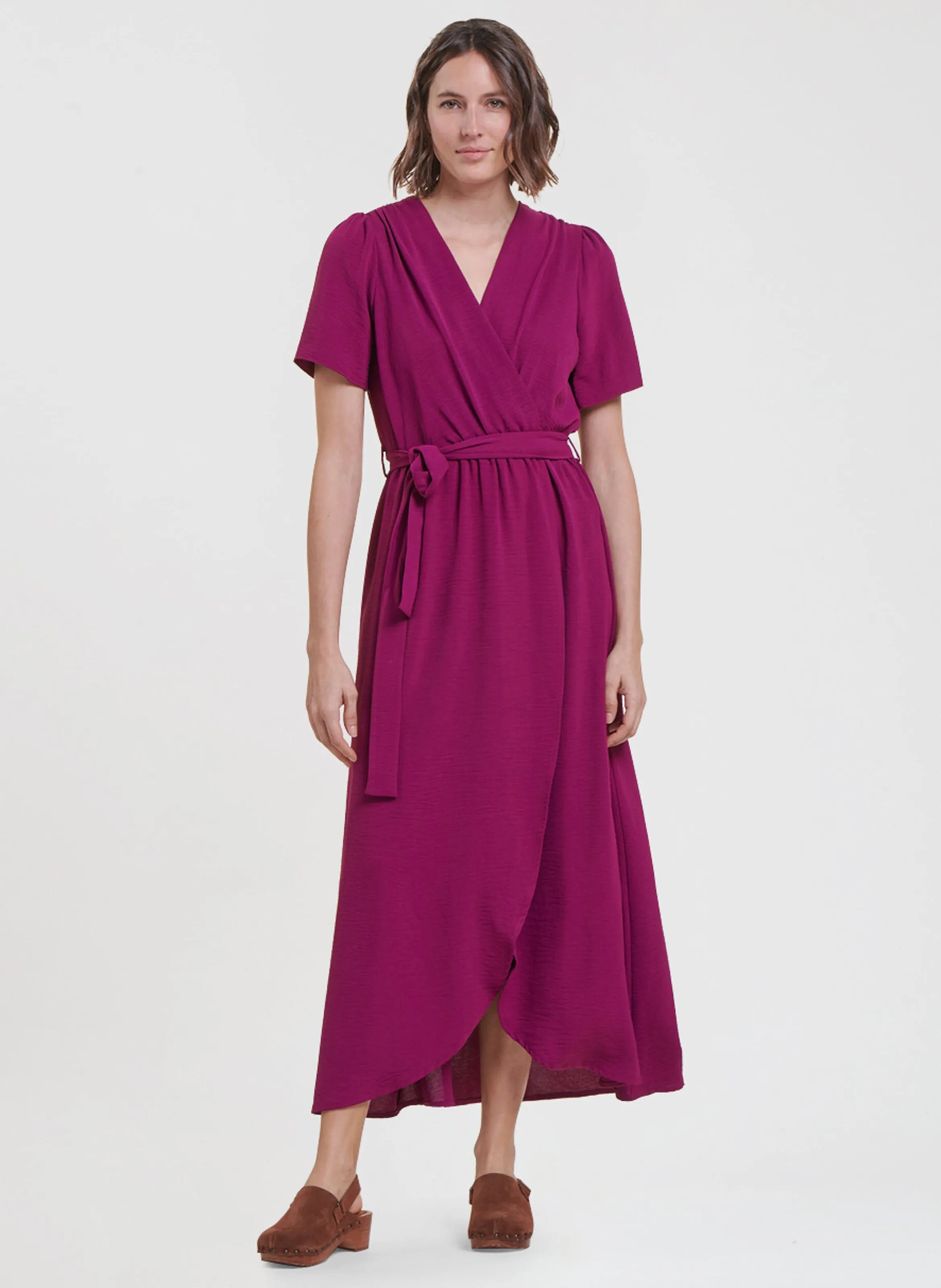  LA FEE MARABOUTEE   Abito lungo con scollo a V | Viola