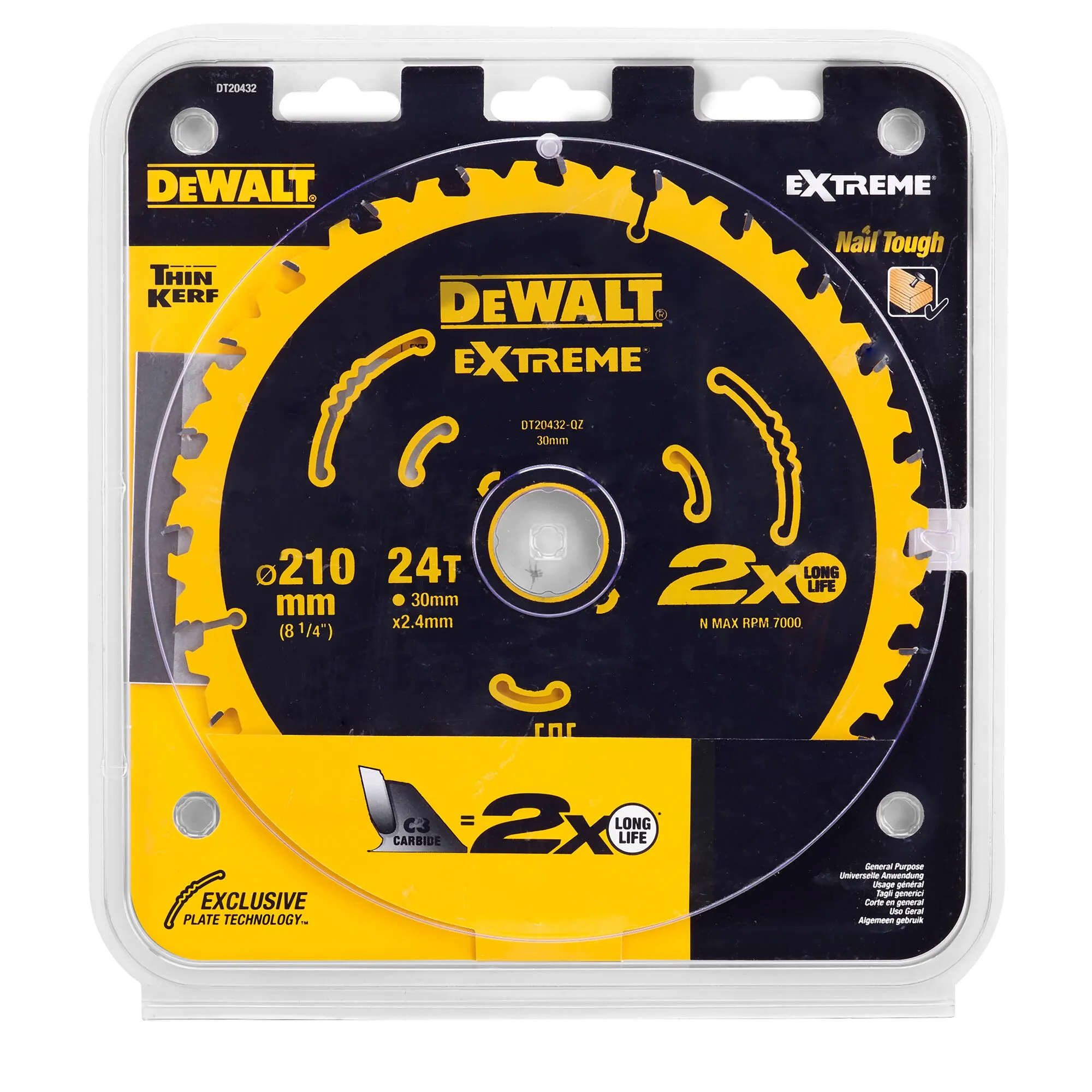 Lama per sega circolare DeWALT, 1 pezzi