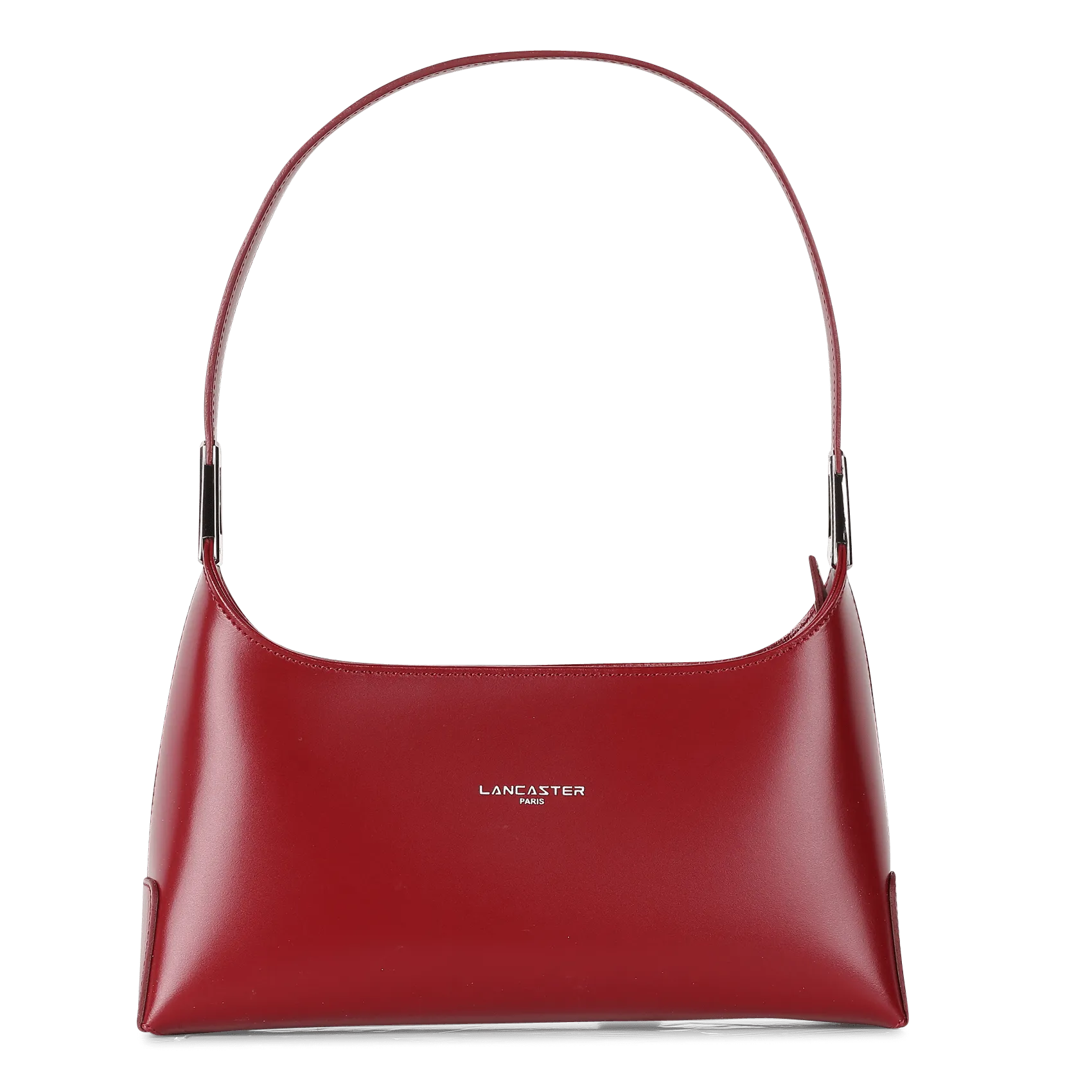  LANCASTER PARIS   ACE - Borsa baguette in pelle con zip | Rosso