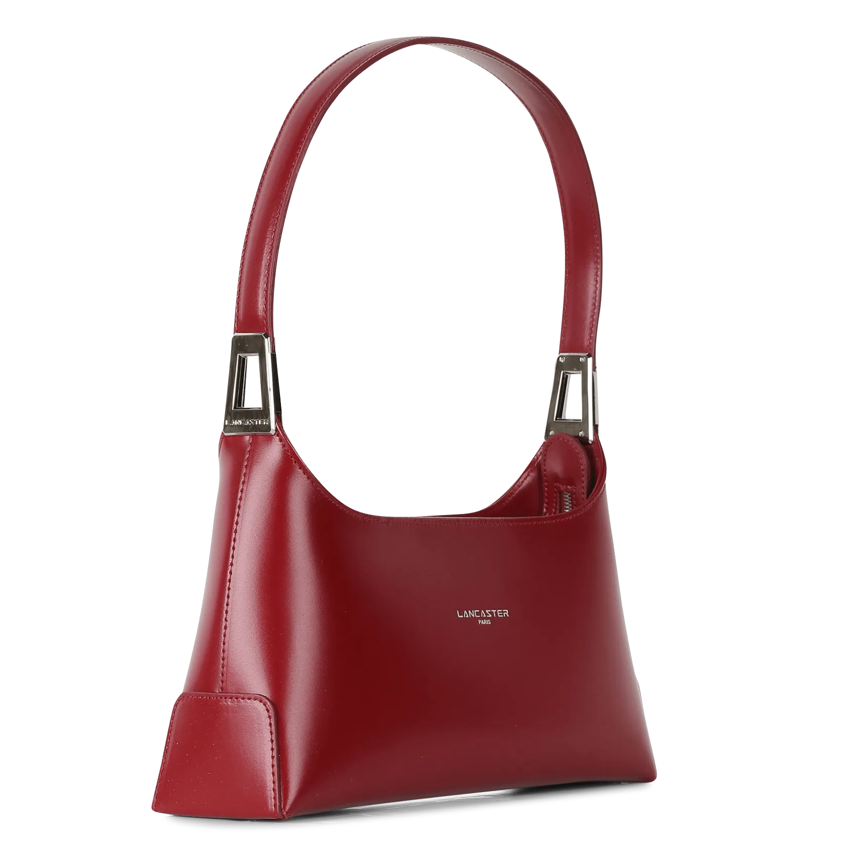  LANCASTER PARIS   ACE - Borsa baguette in pelle con zip | Rosso