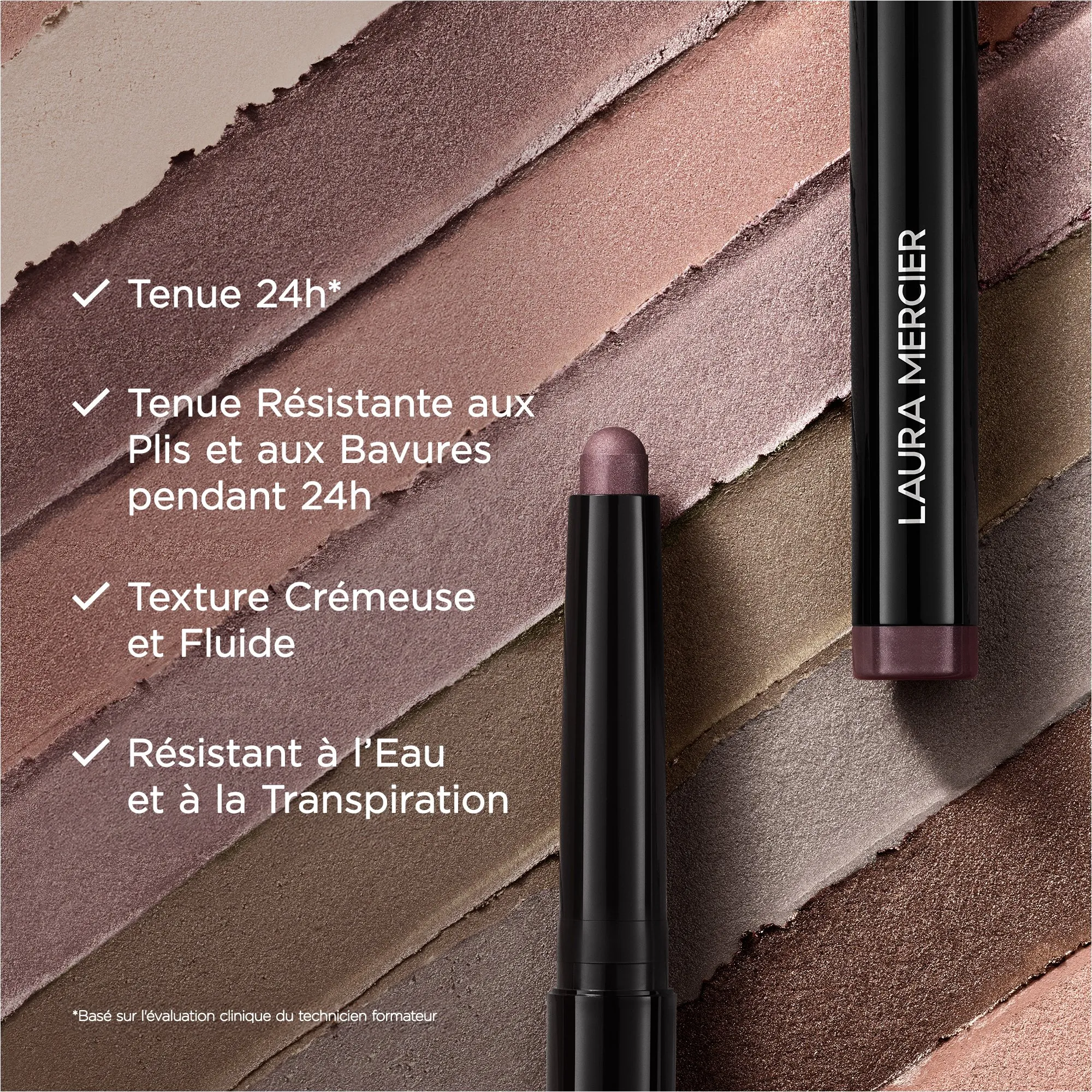  LAURA MERCIER   OMBRETTO IN STICK EFFETTO CAVIAR CON RIFLESSI |  - ROSEGOLD