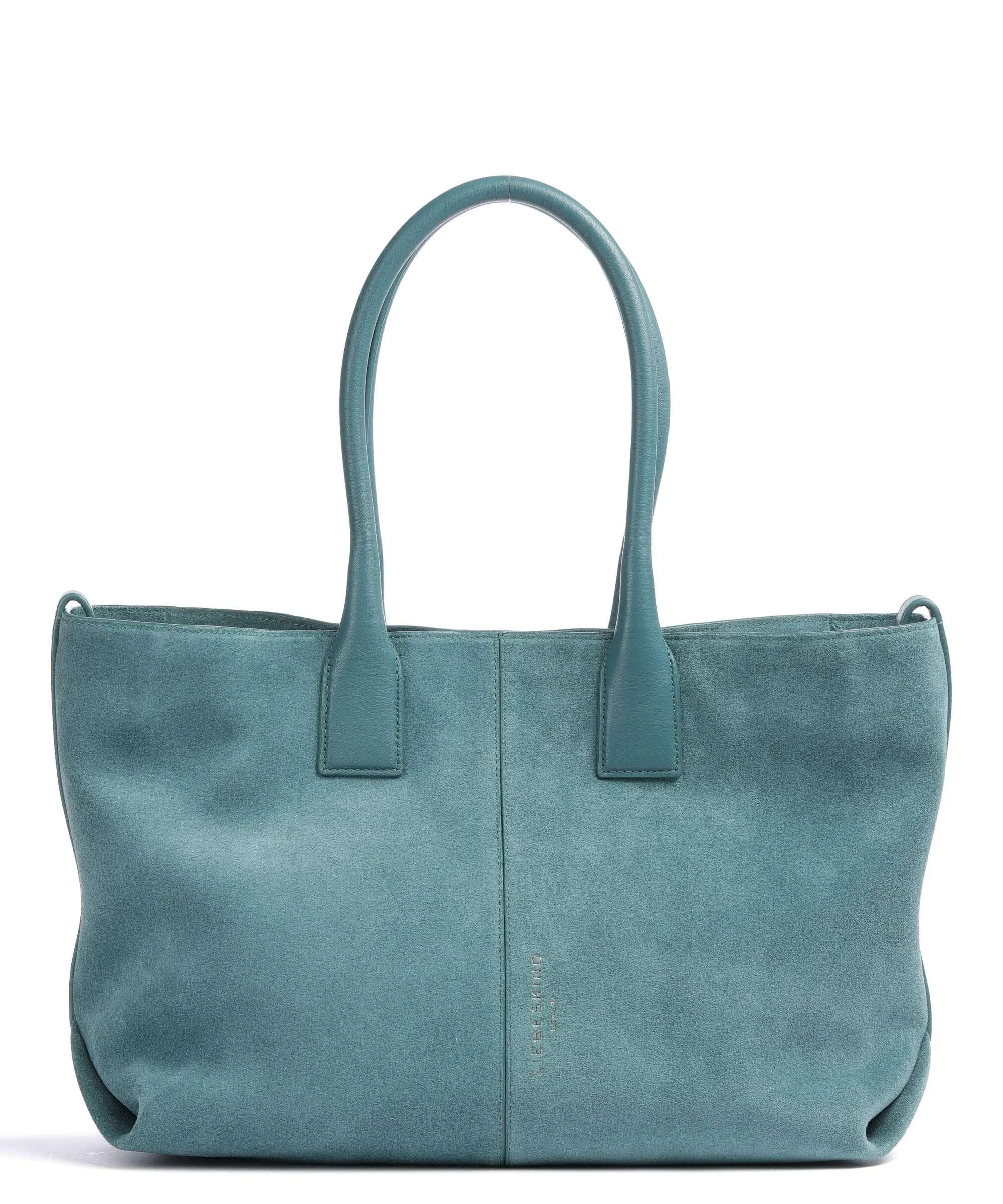  Liebeskind Chelsea Promo Suede Borsa shopper pelle ruvida petrol  