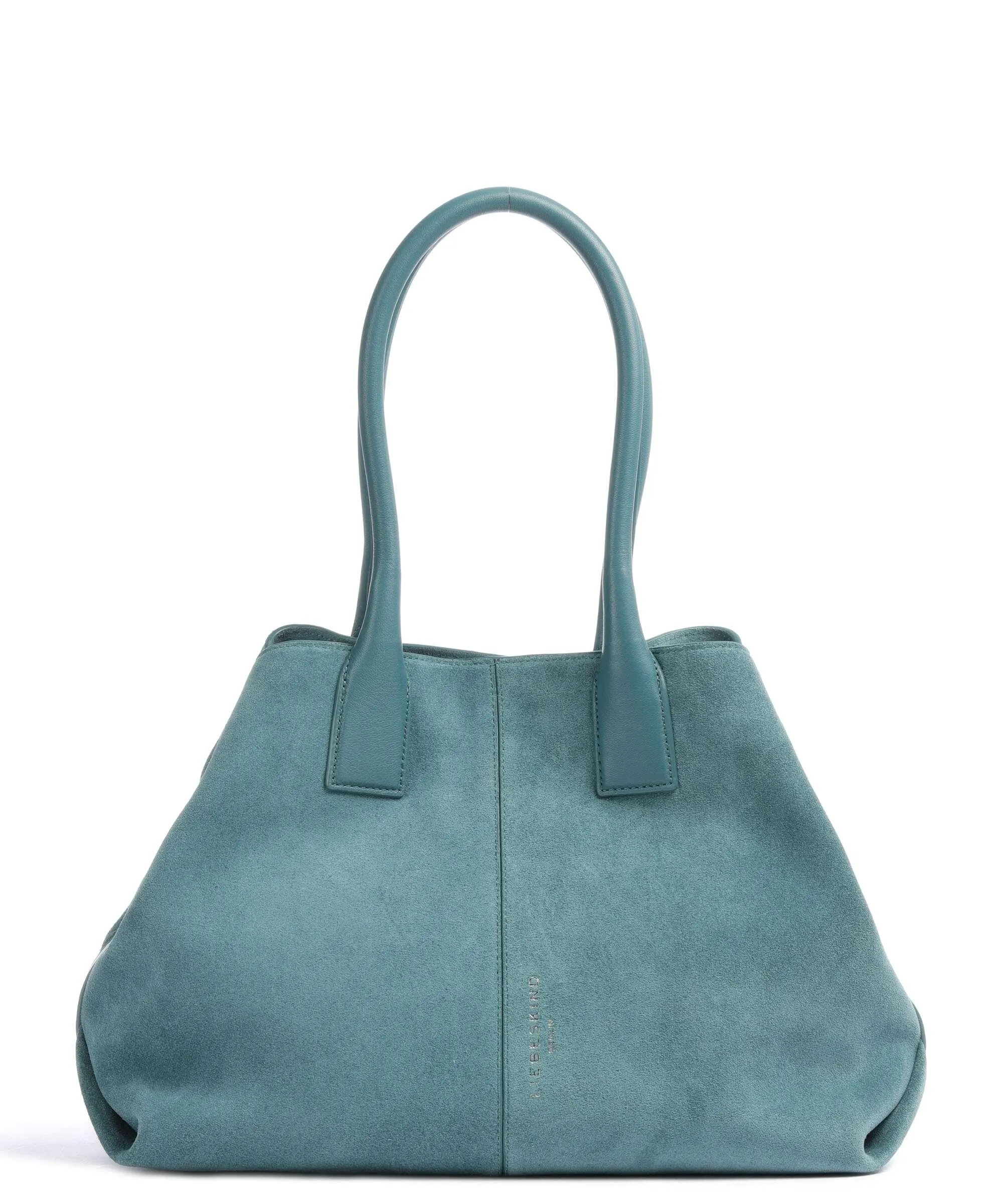  Liebeskind Chelsea Promo Suede Borsa shopper pelle ruvida petrol  