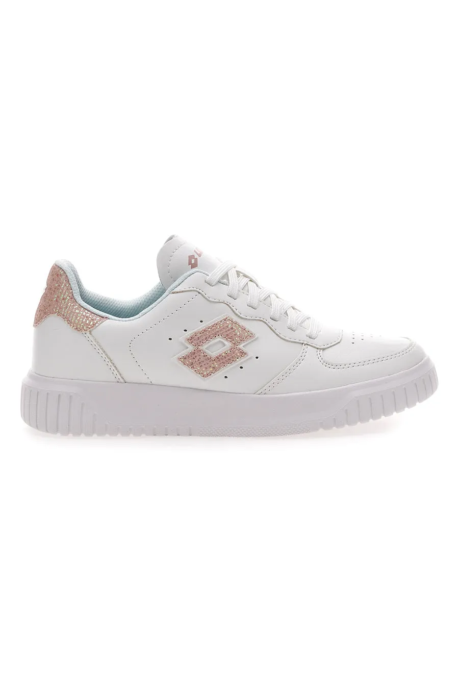   LOTTO Sneakers Bianche e Rosa con Glitter Lotto Venus 1 AMF III GLI W