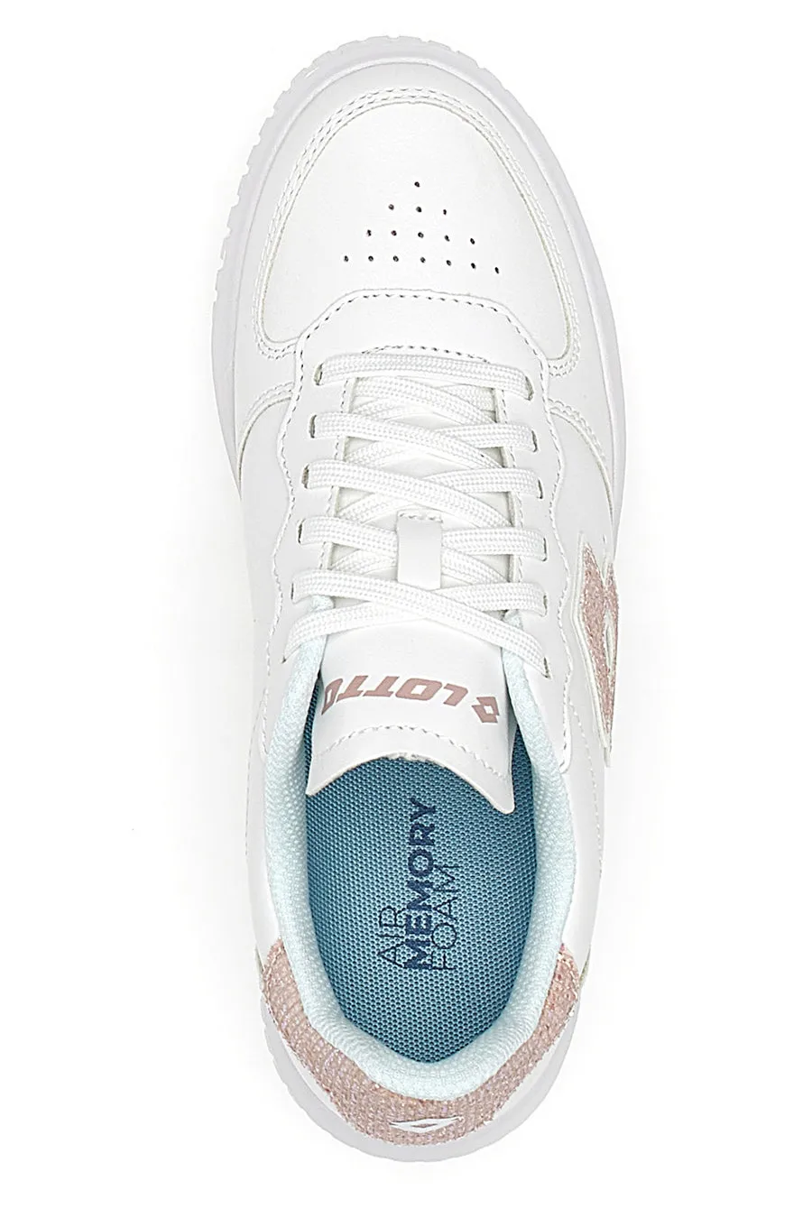   LOTTO Sneakers Bianche e Rosa con Glitter Lotto Venus 1 AMF III GLI W