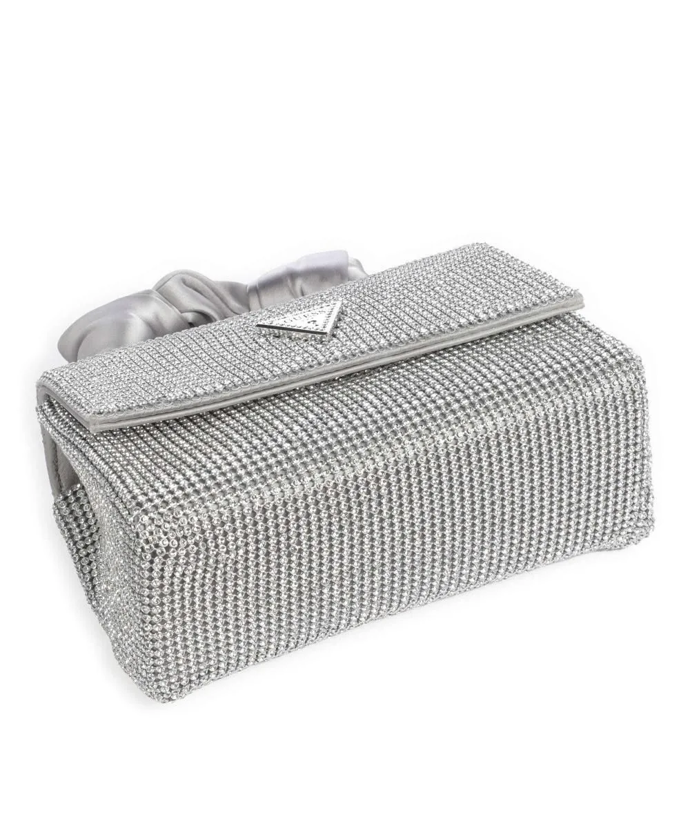 Lua borsa a tracolla alluminio argento guess