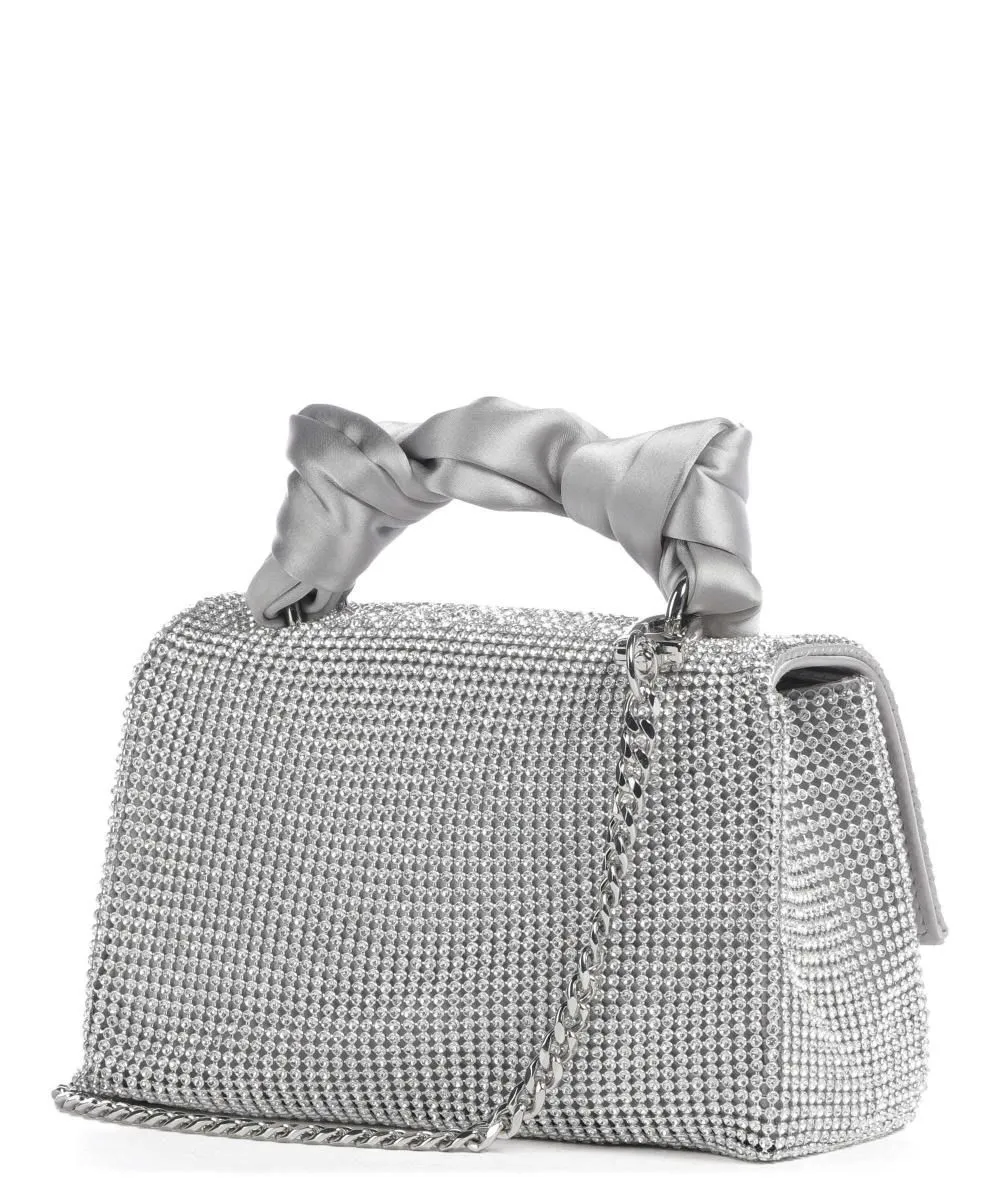 Lua borsa a tracolla alluminio argento guess