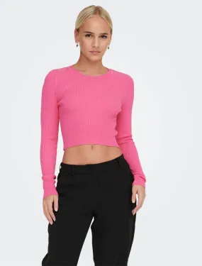 Maglia Manica Lunga Only - Rosa