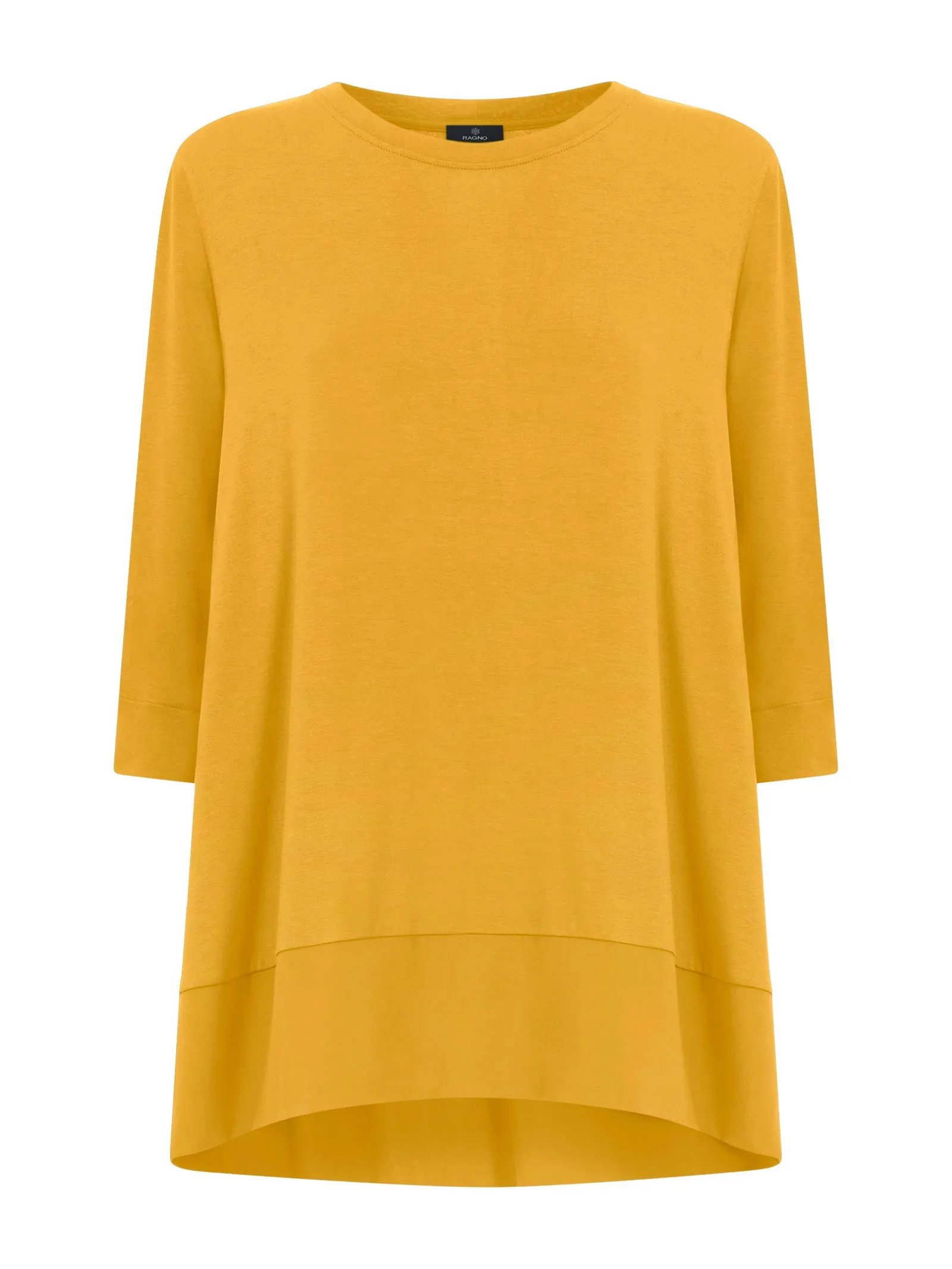 Maglietta con manica 3/4 in Viscosa Summer  - Golden Spice