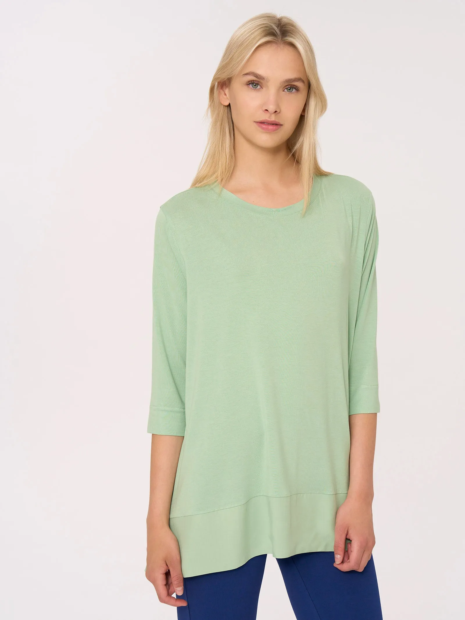Maglietta con manica 3/4 in Viscosa Summer  - Golden Spice