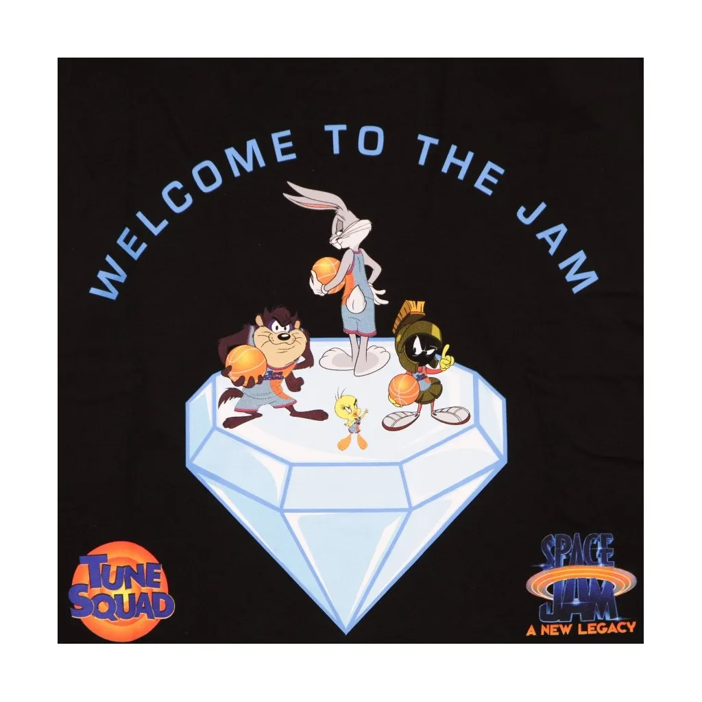 maglietta manica lunga uomo welcome to the jam l/s tee x space jam 2 BLACK