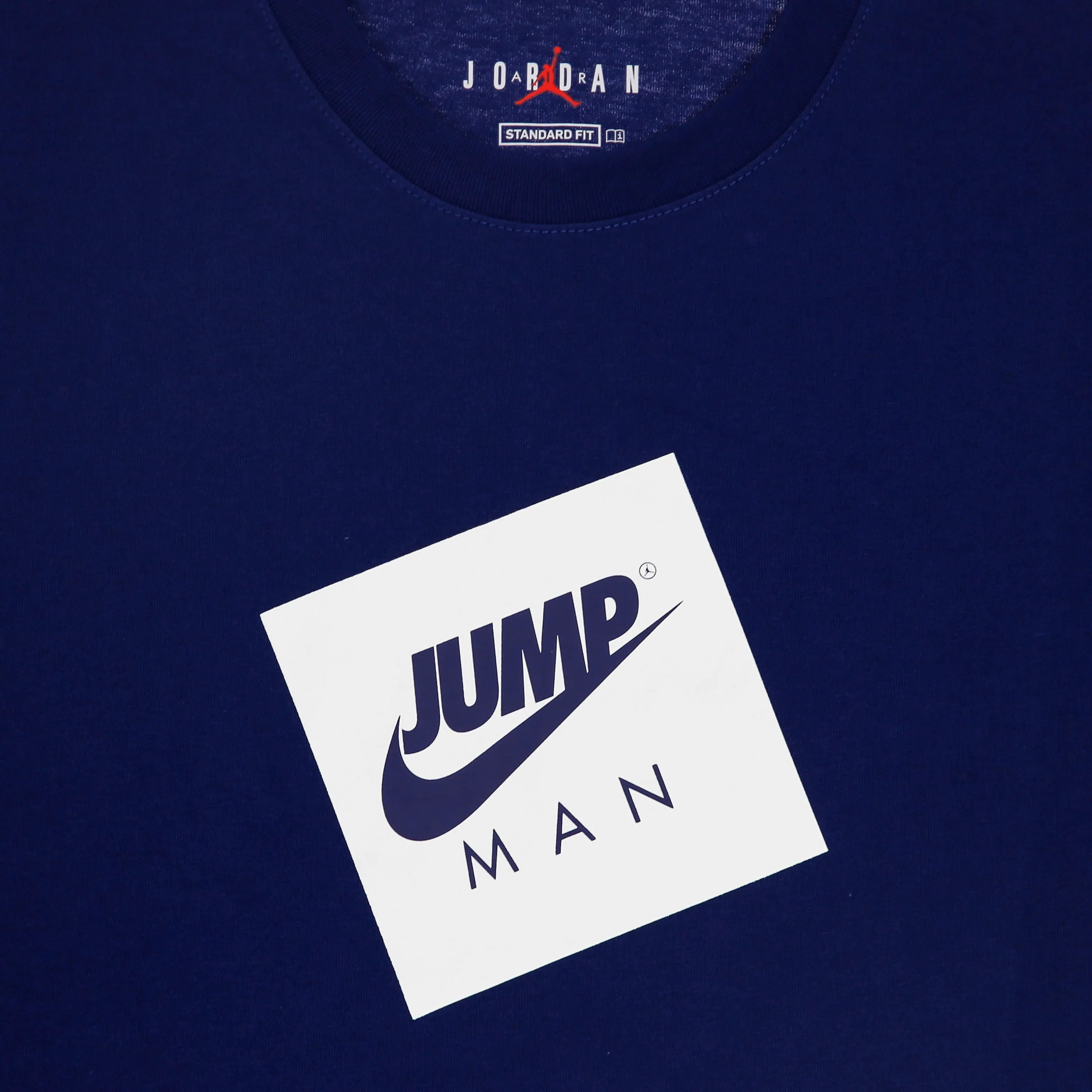 Maglietta Uomo Jumpman Box Tee Blue Void/white