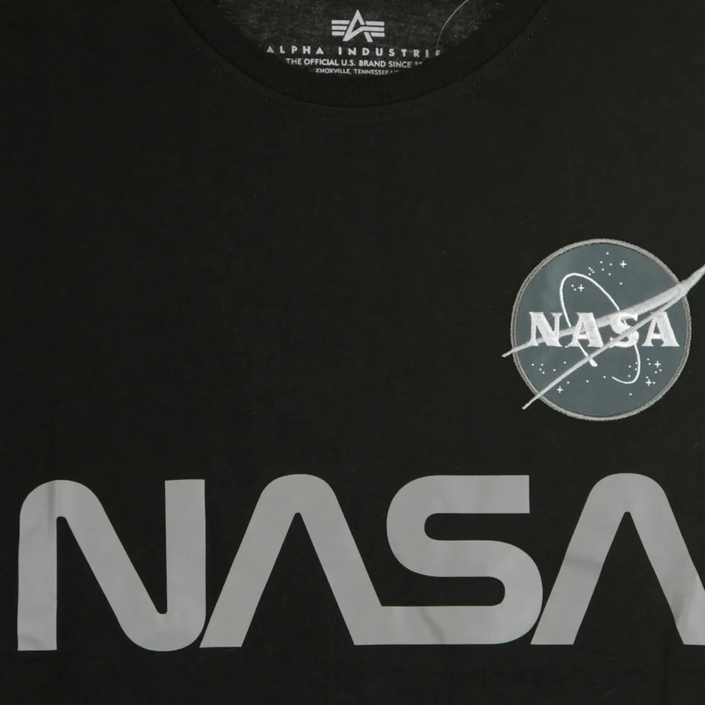 maglietta uomo nasa reflective t-shirt BLACK