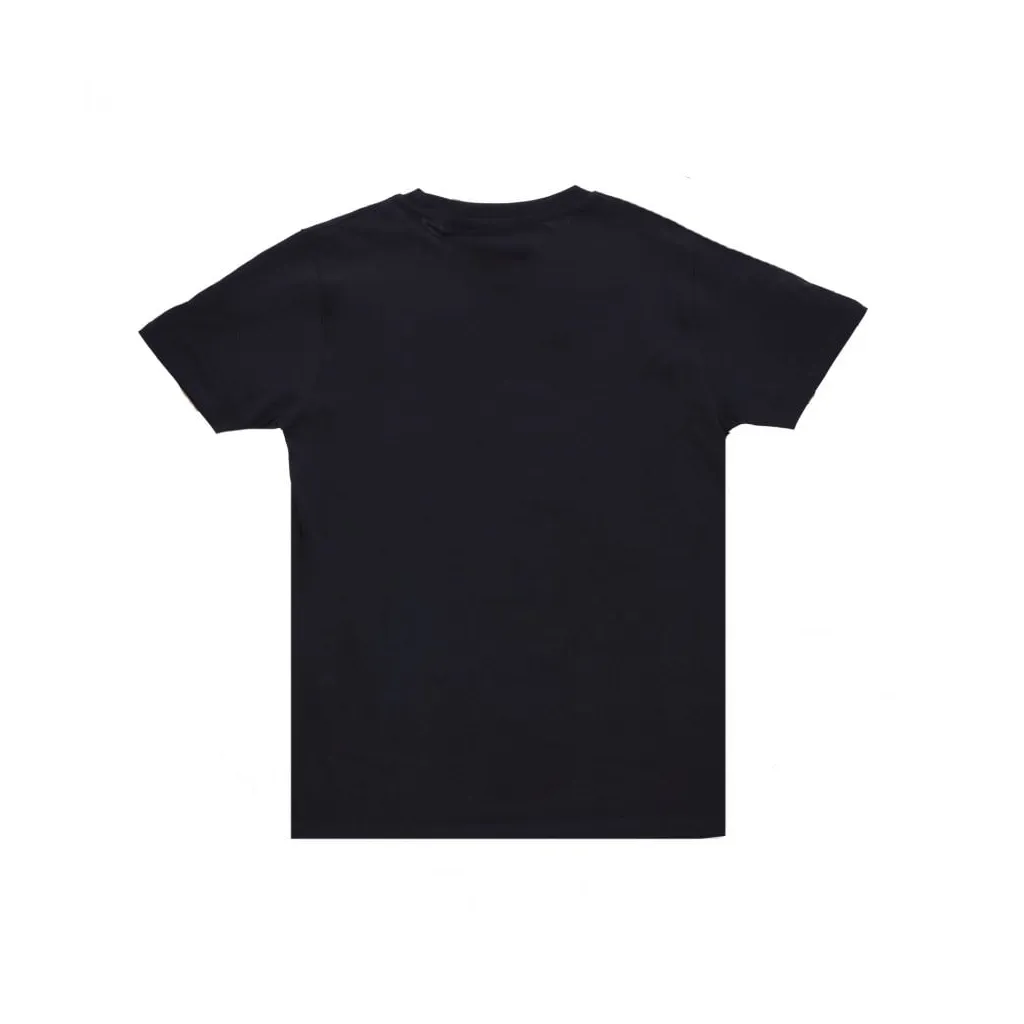 maglietta uomo nba team logo tee hardwood classics loslak BLACK