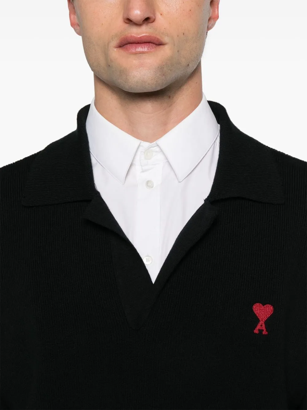 Maglione Ami-de-Coeur in nero - uomo