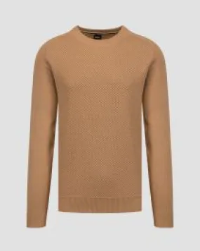 Maglione beige da uomo Hugo Boss Pontevico