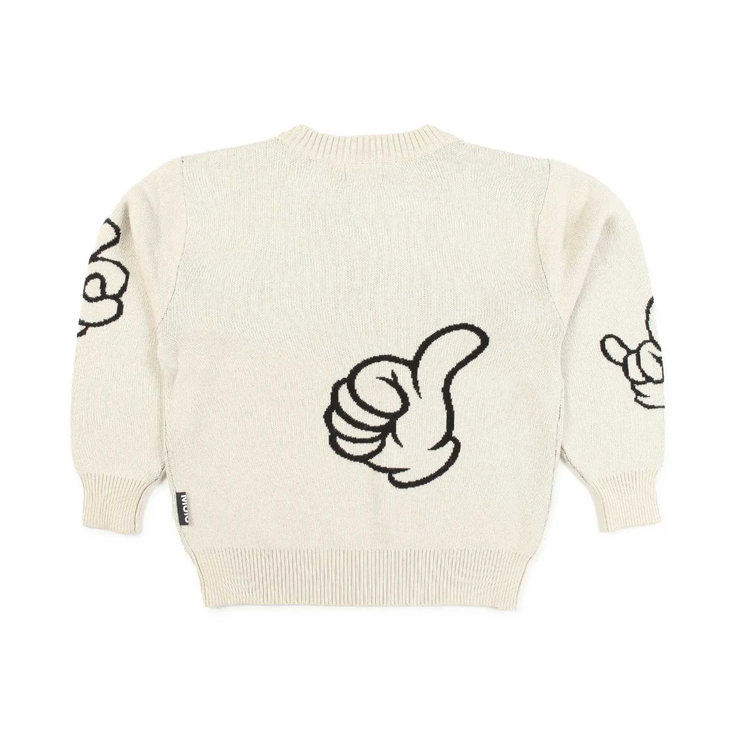 Maglione Bello Moon Bianco Bambino E Bambina