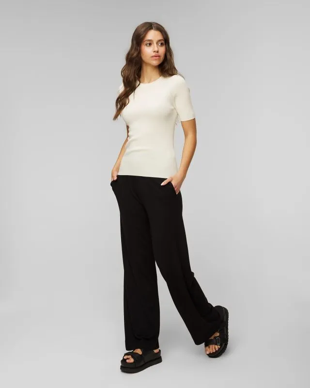 Maglione bianco di lana da donna Allude