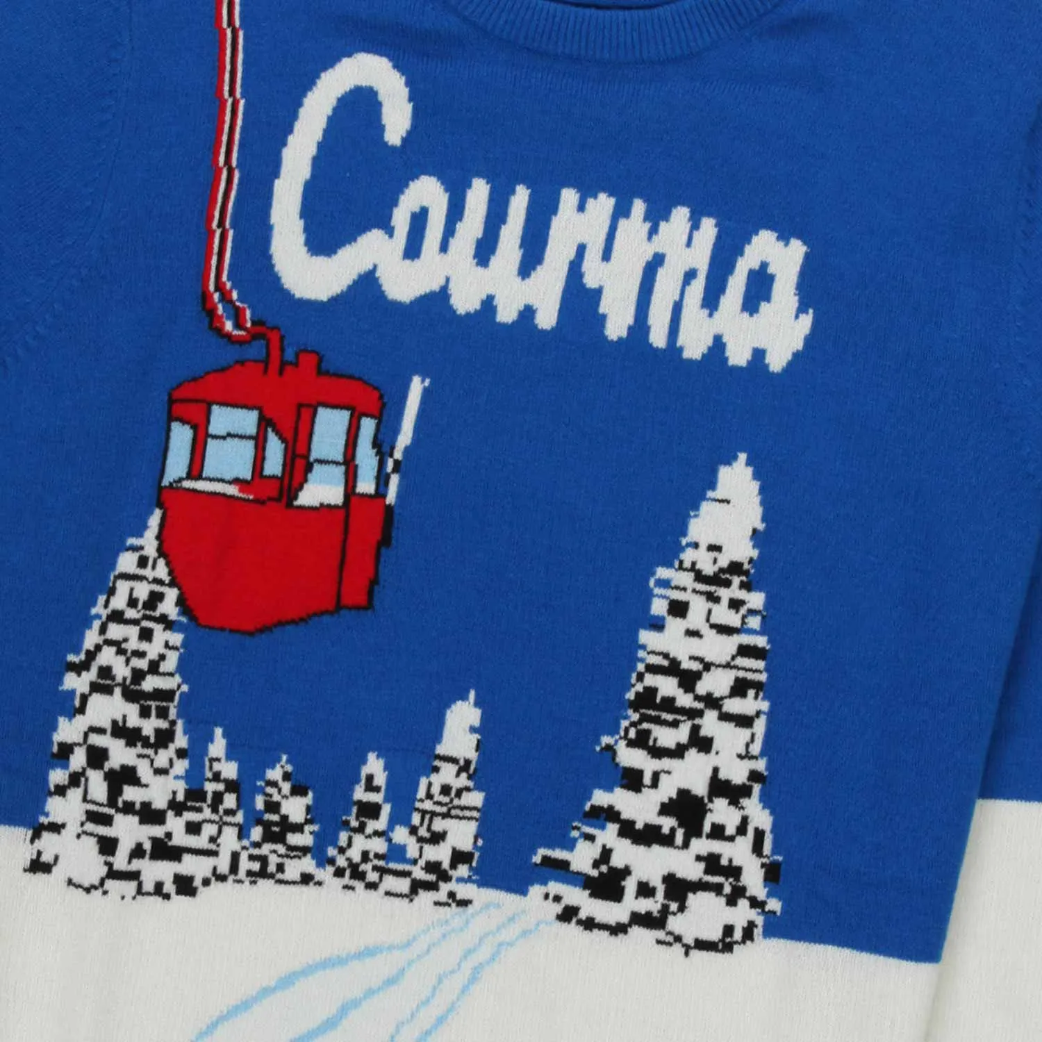 Maglione Bianco E Blu Bambino E Teenager