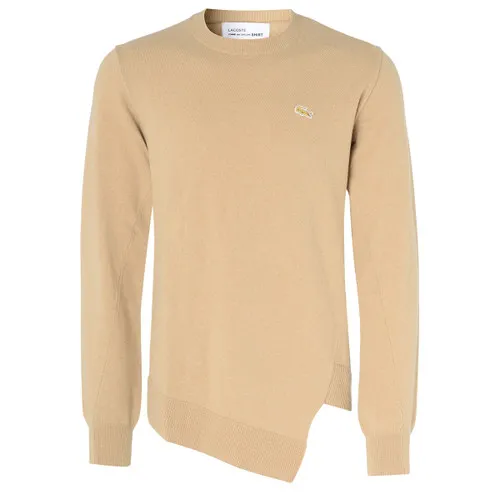 Maglione Comme des Garçons x Lacoste camel