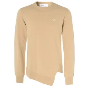 Maglione Comme des Garçons x Lacoste camel