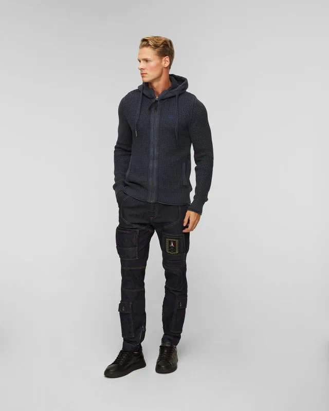 Maglione con cappuccio da uomo Aeronautica Militare