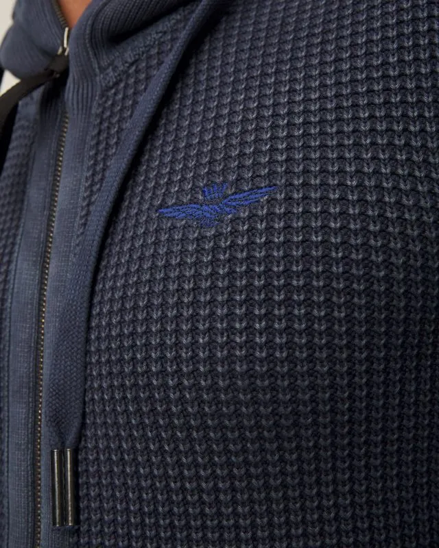 Maglione con cappuccio da uomo Aeronautica Militare