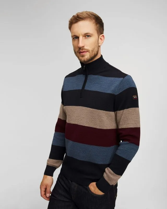 Maglione di lana a righe Paul&Shark