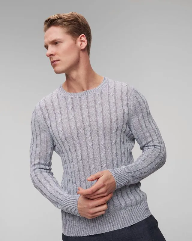 Maglione in lino da uomo Gran Sasso