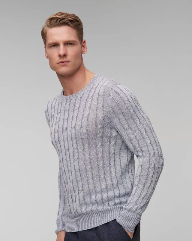 Maglione in lino da uomo Gran Sasso