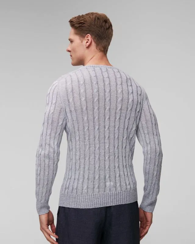 Maglione in lino da uomo Gran Sasso