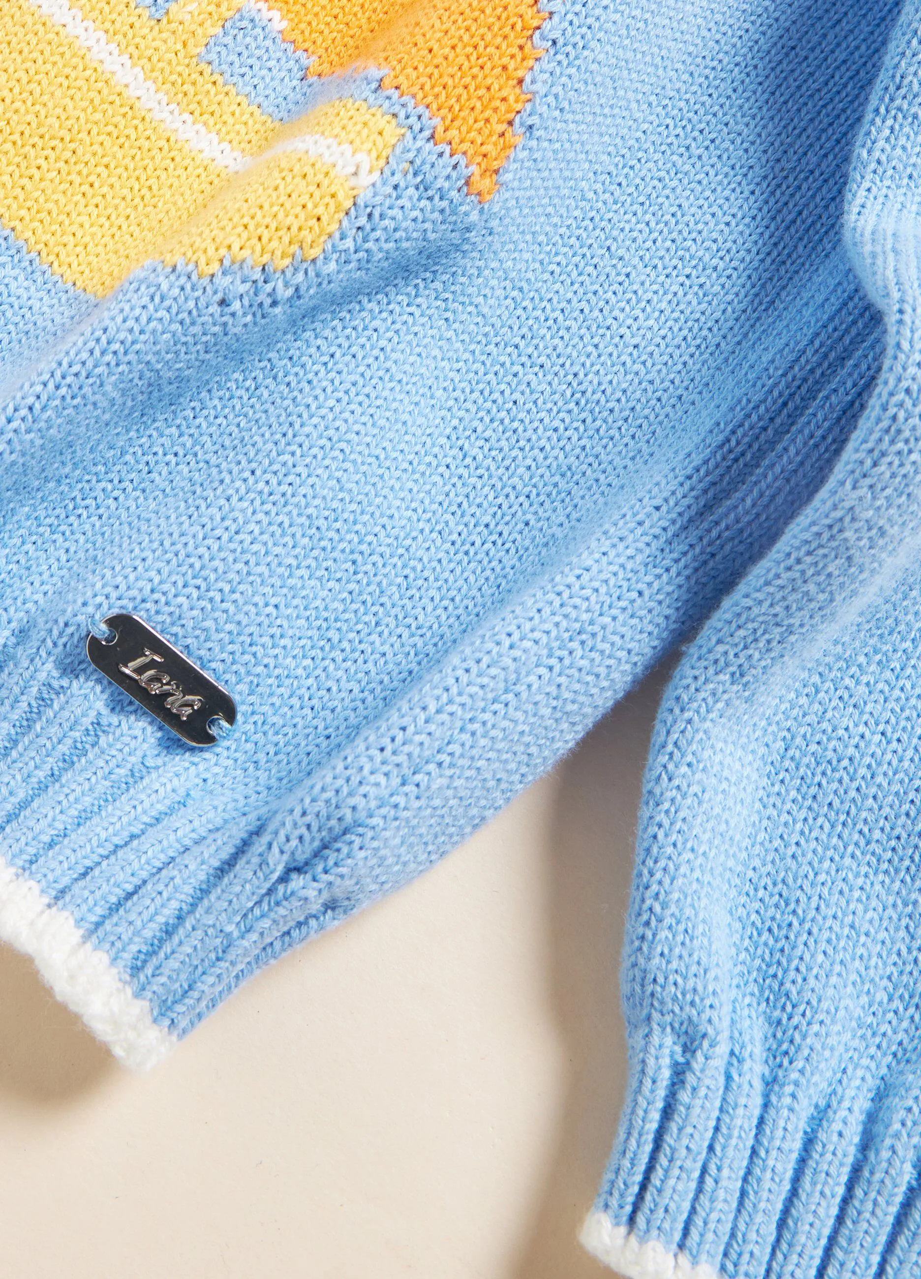 Maglione in tricot di puro cotone IANA