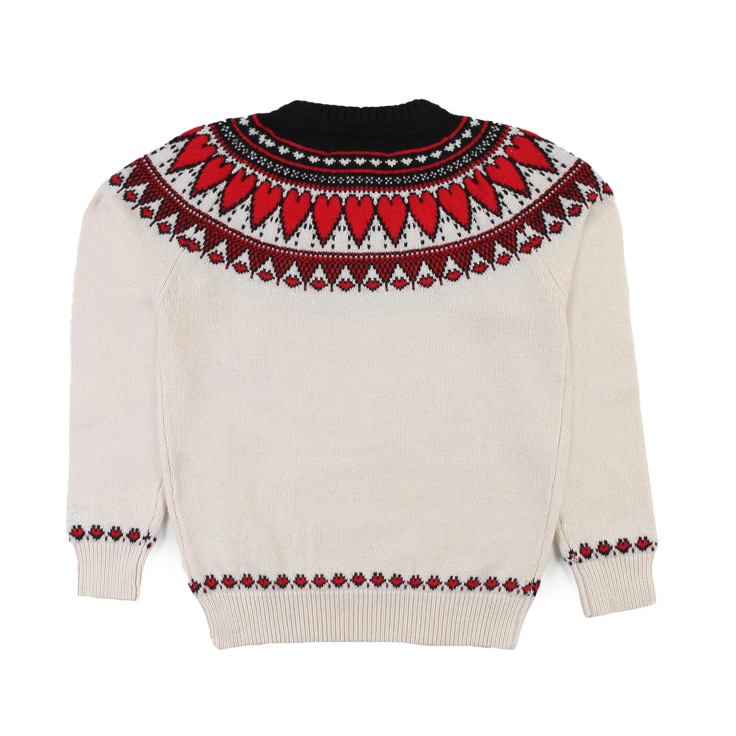 Maglione Mc2 Princess Panna, Rosso E Nero