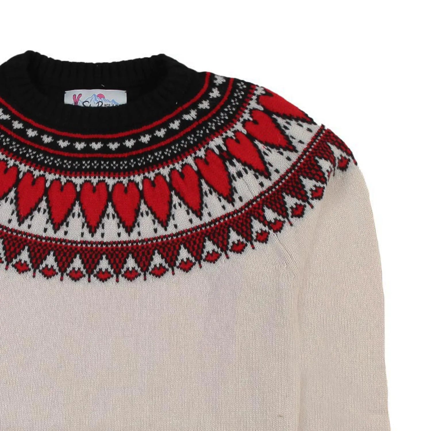 Maglione Mc2 Princess Panna, Rosso E Nero