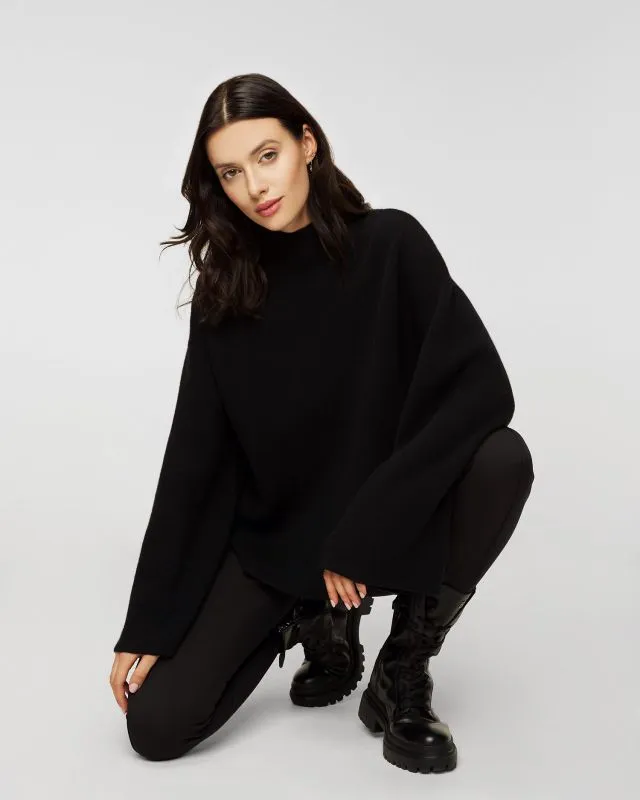 Maglione merino con cashmere nero Juvia Yuna