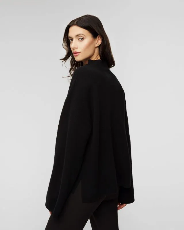 Maglione merino con cashmere nero Juvia Yuna
