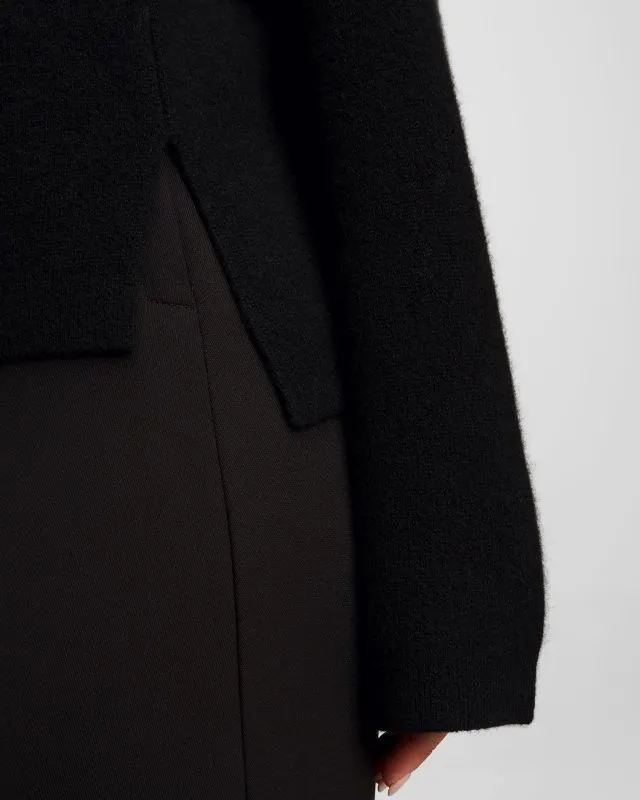 Maglione merino con cashmere nero Juvia Yuna