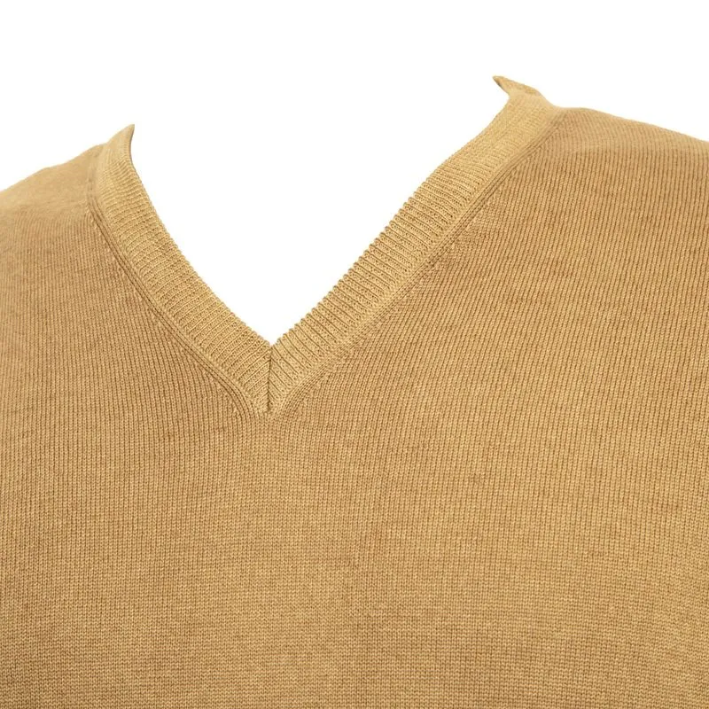 Maglione tinta unita in lana rasata 