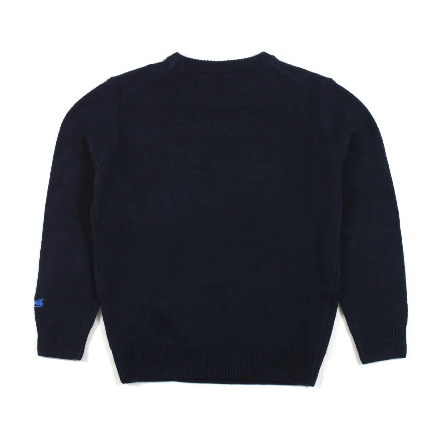 Maglione Unisex Blu Scuro Con Snoopy Jacquard