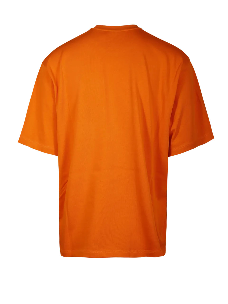 MEN MONCLER GENIUS ROC NATION ORANGE COTTON T-SHIRT WITH LOGO