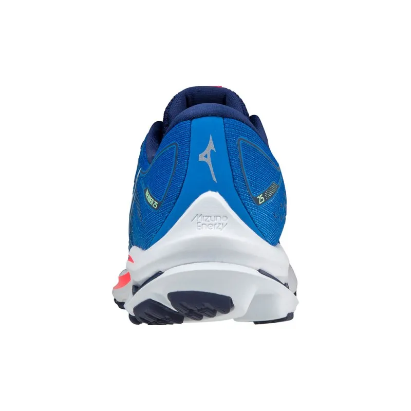 Mizuno Scarpe Running Wave Rider 25 French Blu Bianco Donna